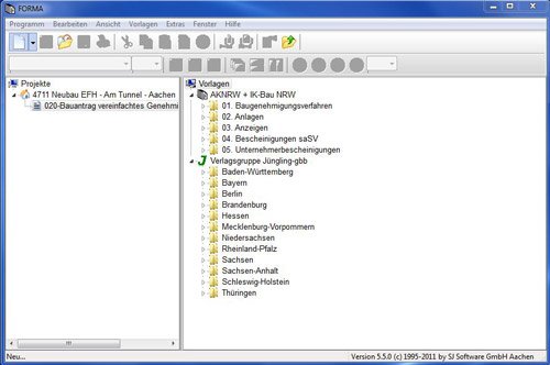 1. Produktbild SJ FORMA - Formularsoftware für Bauantrag / Baugenehmigung 1. Produktbild SJ FORMA - Formularsoftware für Bauantrag / Baugenehmigung