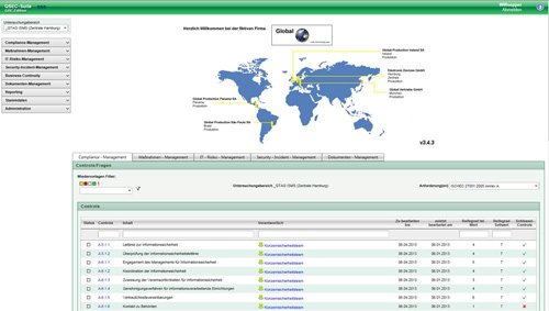 1. Produktbild QSEC Suite - Compliance, IT GRC und ISMS (nach ISO 27001)