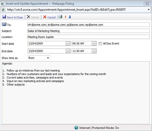 5. Produktbild WebTeam Central - webbasierter Gruppenkalender f�r Exchange