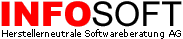 Firmenlogo INFOSOFT Herstellerneutrale Softwareberatung AG Hamburg