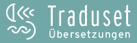 Firmenlogo �BERSETZUNGEN in HAMBURG. TRADUSET �BERSETZUNGEN �BERSETZUNGSB�RO, DOLMETSCHERB�RO HAMBURG