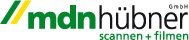 Firmenlogo mdn H�bner GmbH scannen + filmen N�rnberg