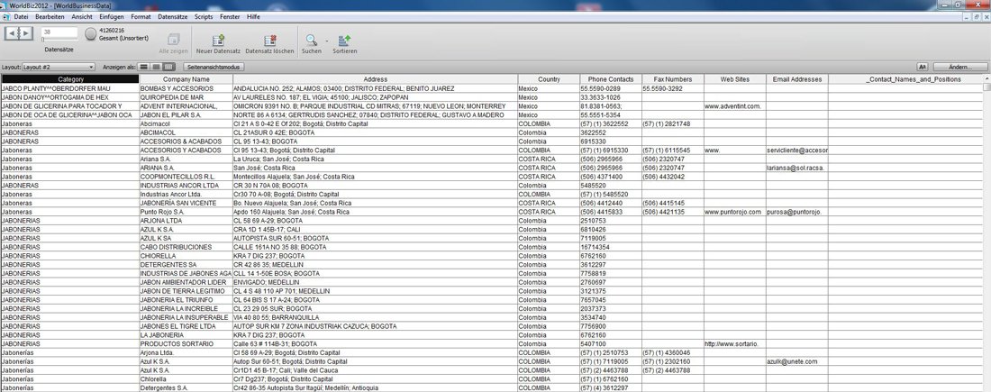 Produktbild Global 2012 - World Business Database