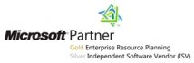 Microsoft Gold ERP und Silber ISV Partner Logo